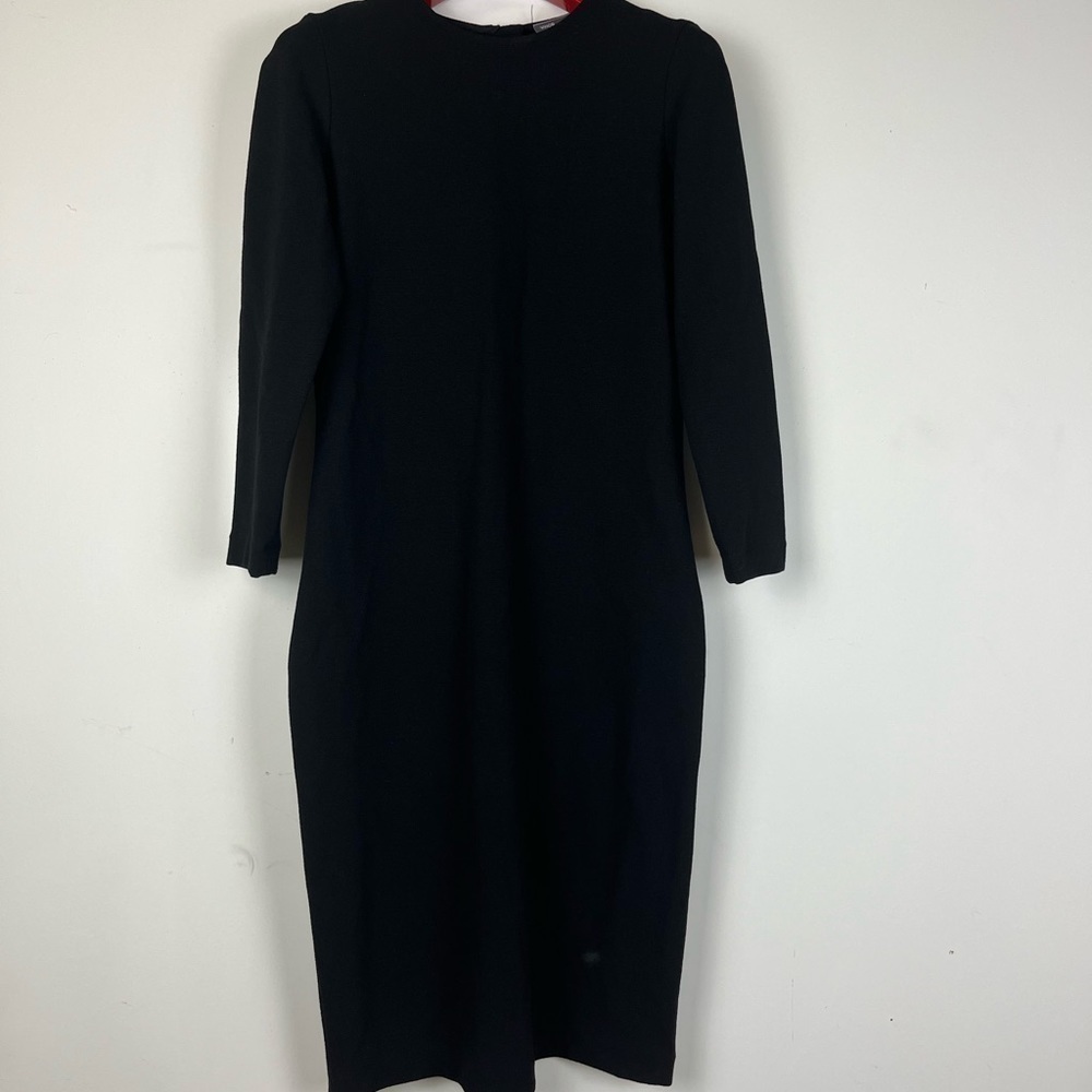 VINCE Black Midi dress Size S/P - Picture 7 of 8